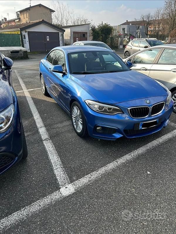 Usata BMW 218 M Sport 143 CV (105 kW) 2014 Blu Coupé