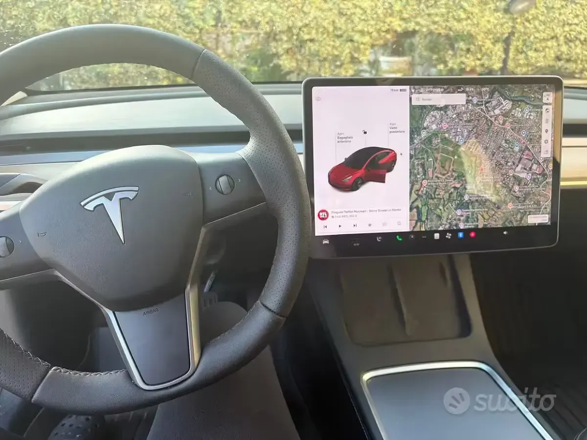 Usata Tesla Model 3 Standard Range 88 kW (120 CV) 2021 Rosso Berlina
