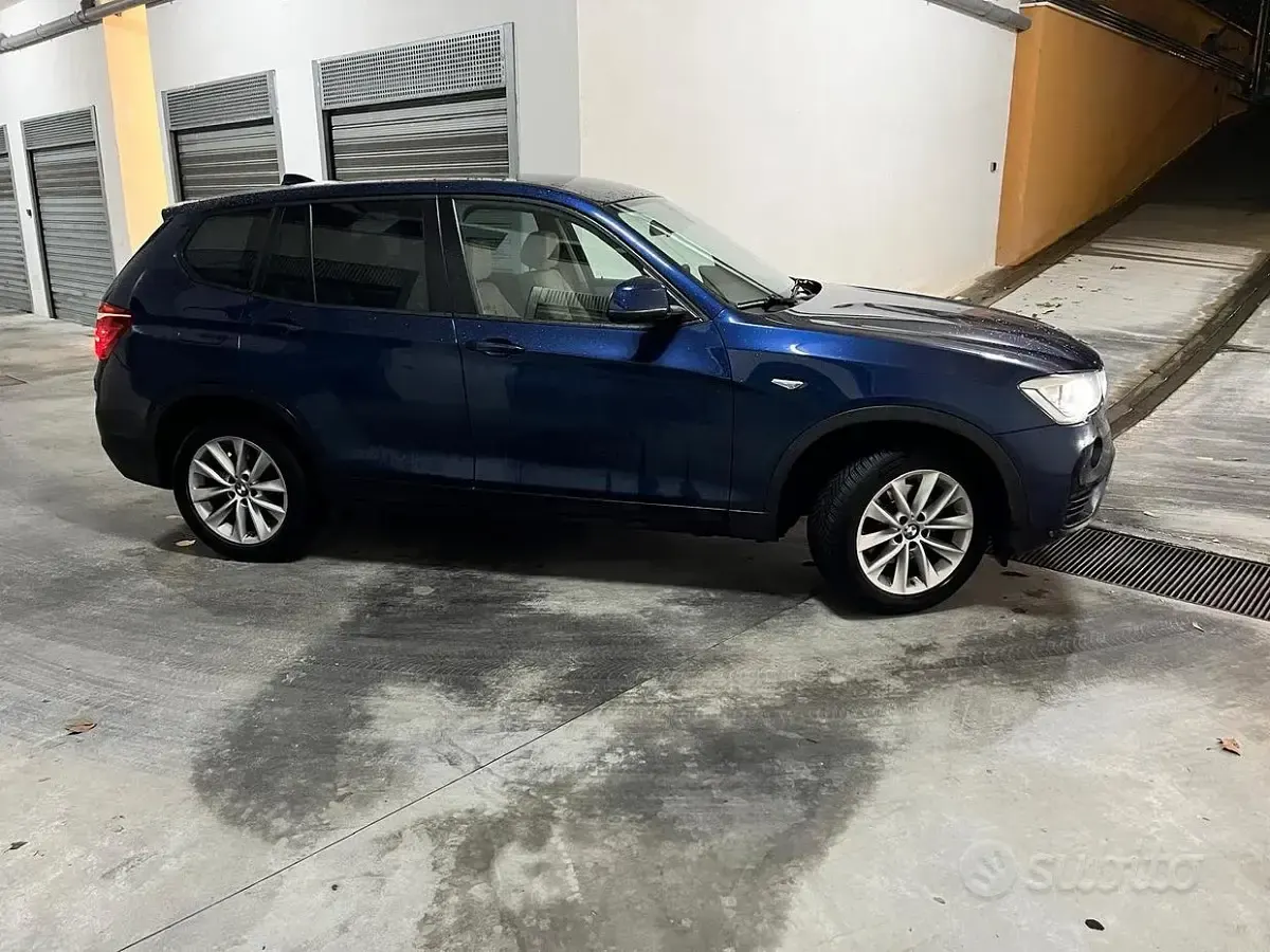 Usata BMW X3 xLine 190 CV (139 kW) 2016 Blu/azzurro SUV