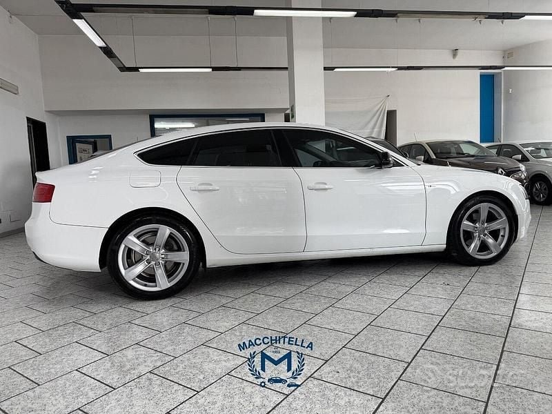 Usata Audi A5 Advanced 176 CV (129 kW) 2012 Bianco Coupé