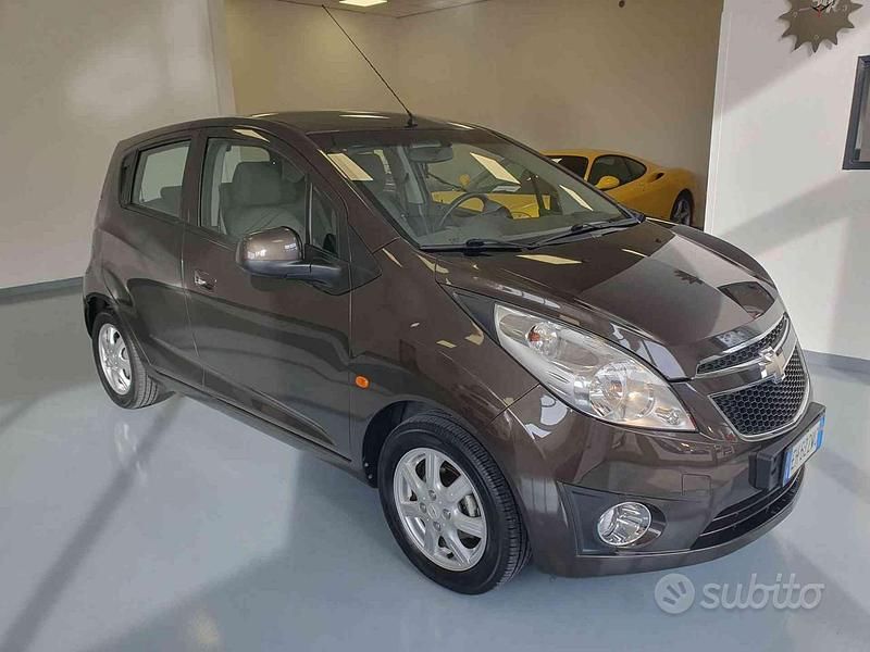Usata Chevrolet Spark LS 67 CV (49 kW) 2011 Marrone Utilitaria