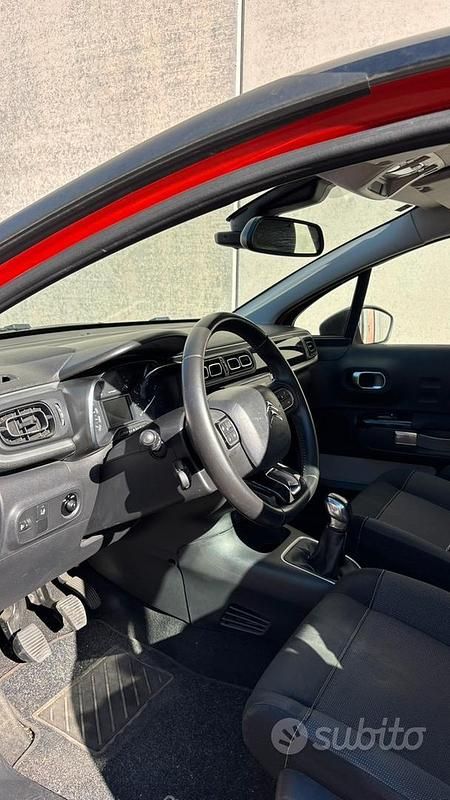 Usata Citroën C3 82 CV (60 kW) 2017 Rosso Berlina