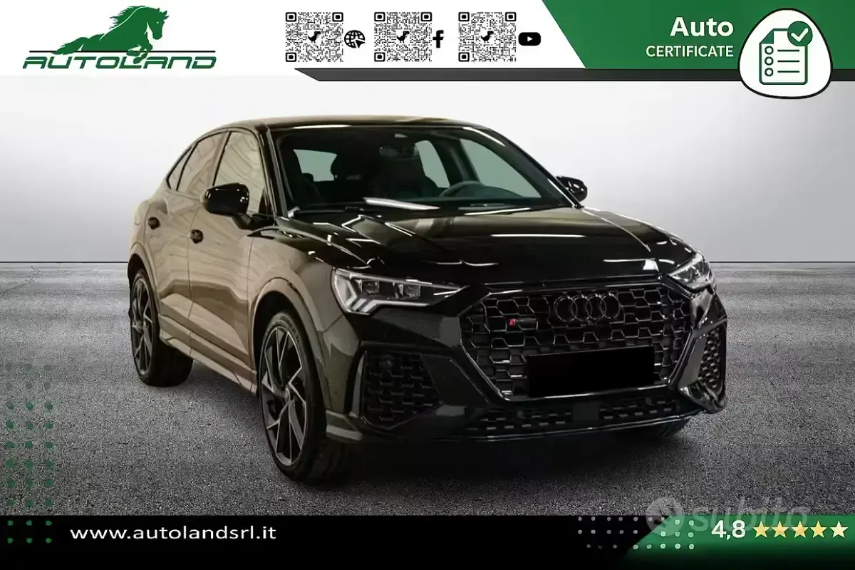 Usata Audi RS Q3 Ambiente 400 CV (294 kW) 2024 Nero SUV