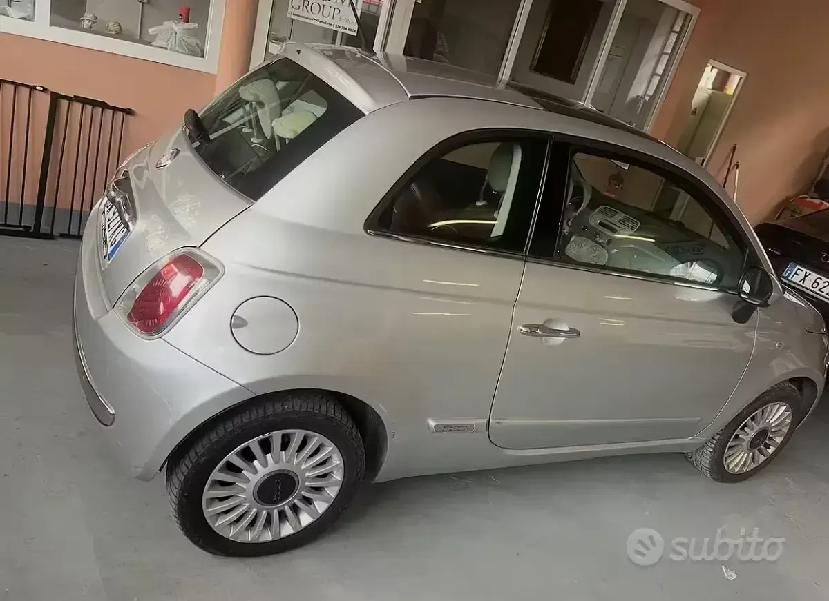Usata Fiat 500 69 CV (50 kW) 2009 Grigio Cabrio