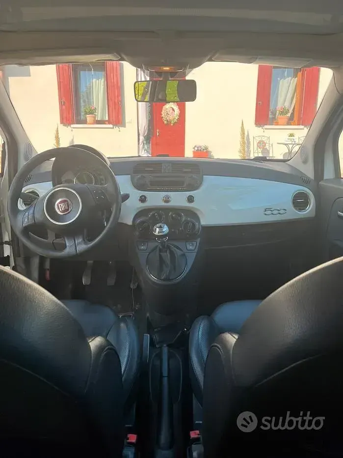 Usata Fiat 500 75 CV (55 kW) 2007 Bianco Berlina