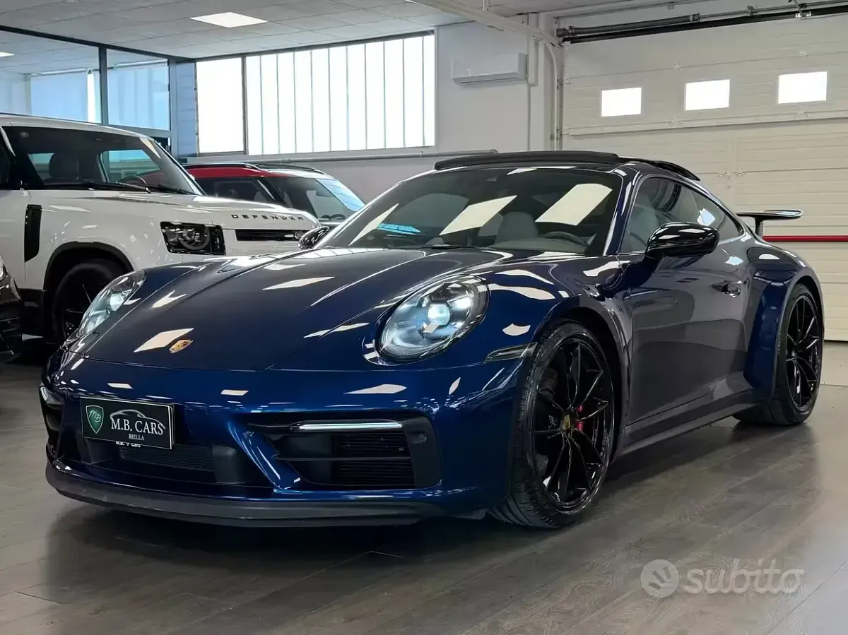 Usata Porsche 911 Carrera 4S 450 CV (330 kW) 2021 Blu/azzurro Coupé