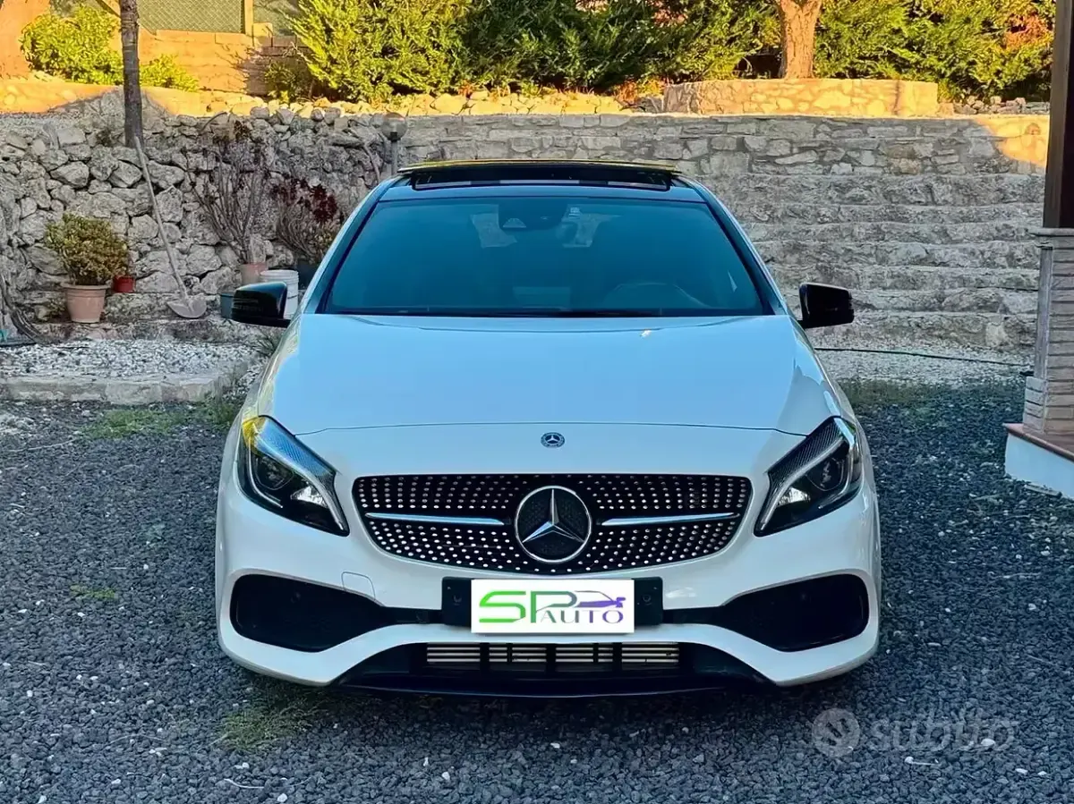 Usata Mercedes A200 Premium 136 CV (100 kW) 2018 Bianco Berlina