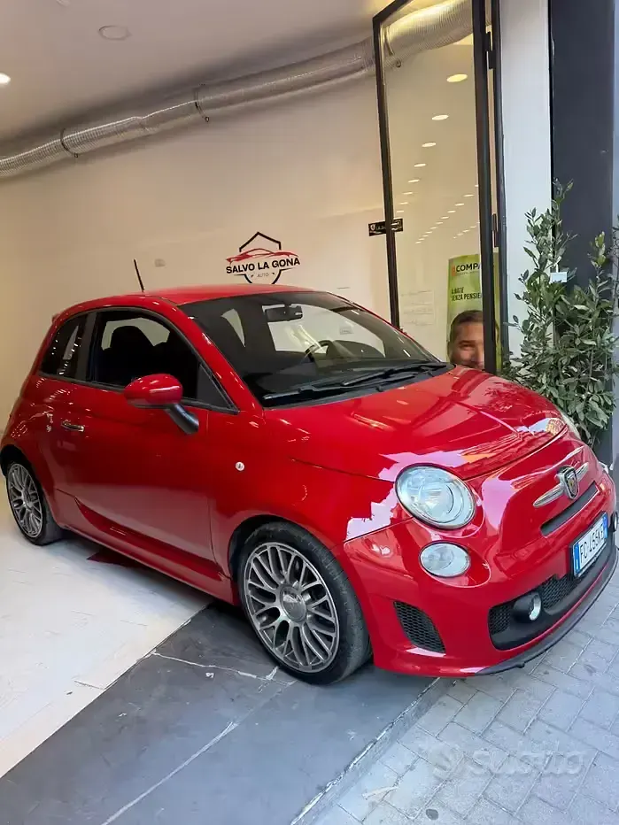 Usata Abarth 595 140 CV (102 kW) 2016 Rosso Berlina