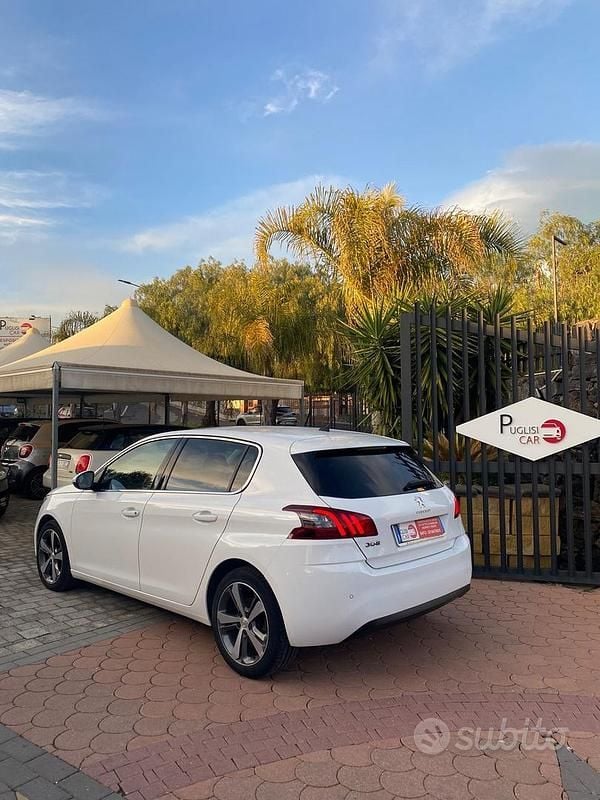 Usata Peugeot 308 Allure 131 CV (96 kW) 2018 Bianco Berlina