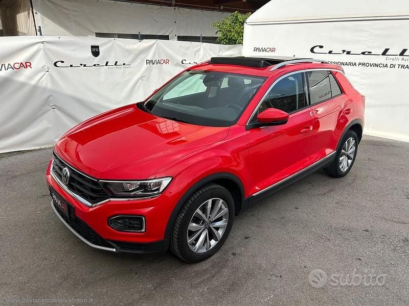Usata VW T-Roc Advance 116 CV (85 kW) 2019 Rosso SUV