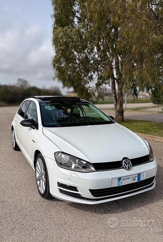 Usata VW Golf VII 150 CV (110 kW) 2014 Bianco Berlina