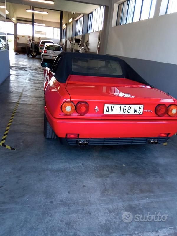 Usata Ferrari Mondial 1990 Rosso Cabrio