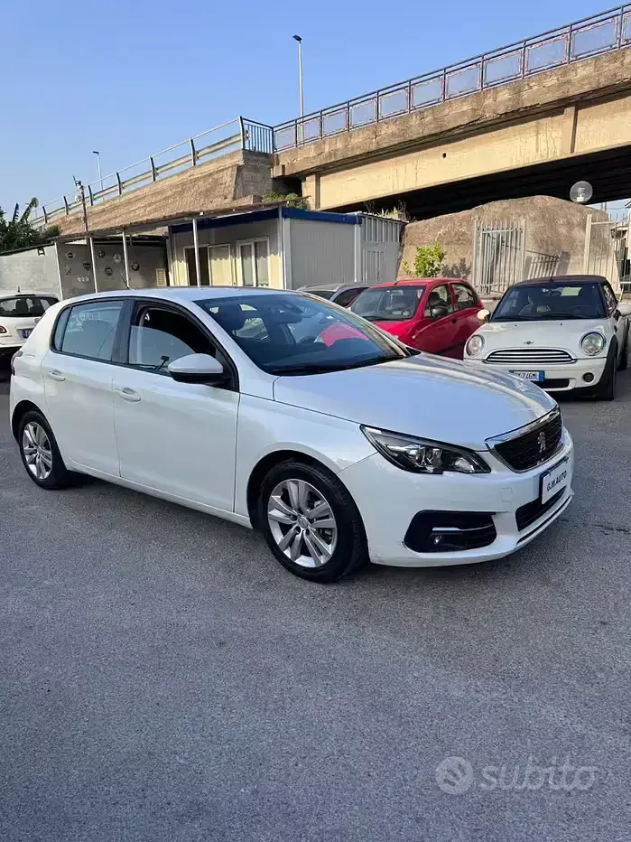 Usata Peugeot 308 131 CV (96 kW) 2019 Bianco Berlina