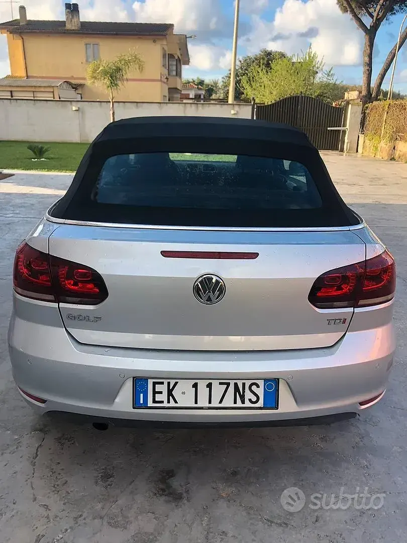 Usata VW Golf VII 102 CV (75 kW) 2012 Grigio Cabrio