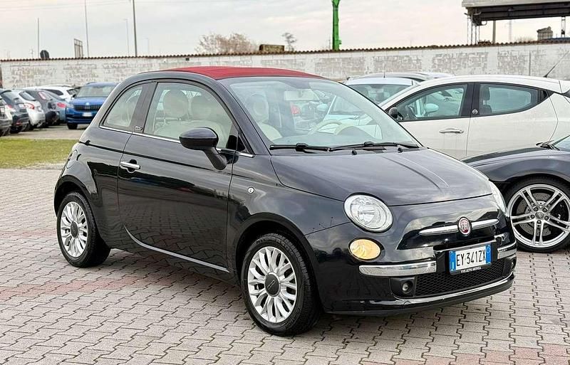 Usata Fiat 500 Lounge 69 CV (50 kW) 2015 Nero Utilitaria