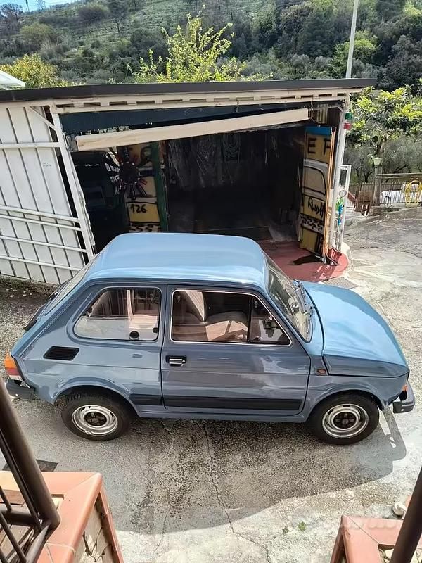 Usata Fiat 126 24 CV (17 kW) 1984 Blu Utilitaria