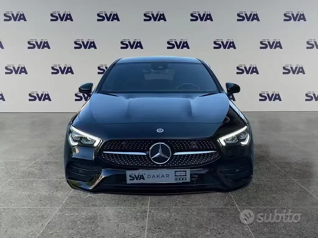 Usata Mercedes CLA200 AMG line 150 CV (110 kW) 2023 Nero notte Coupé