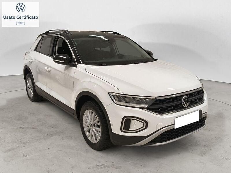 Usata VW T-Roc Life 110 CV (80 kW) 2022 Bianco SUV