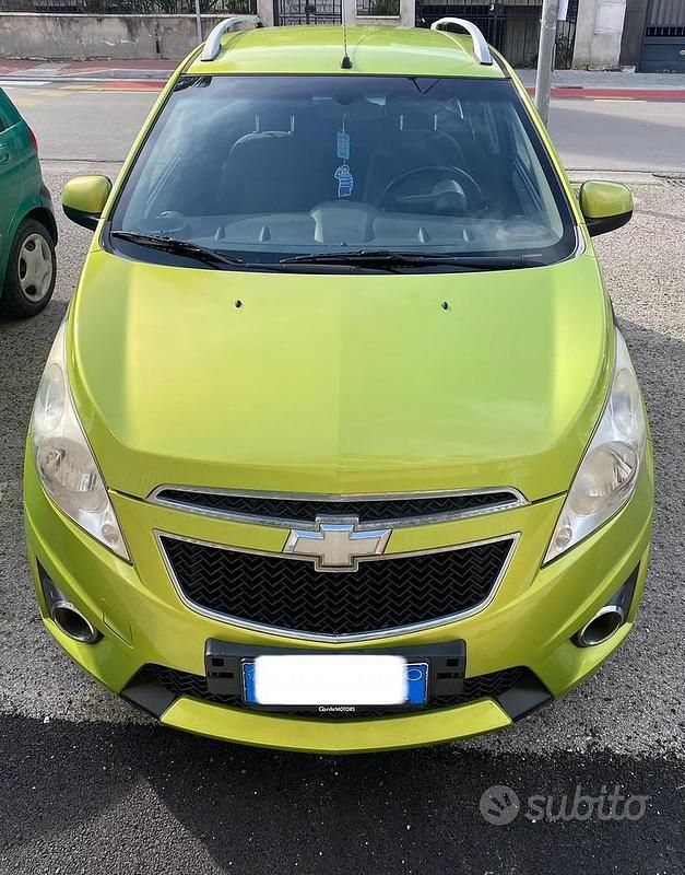 Usata Chevrolet Spark 81 CV (59 kW) 2012 Verde Utilitaria