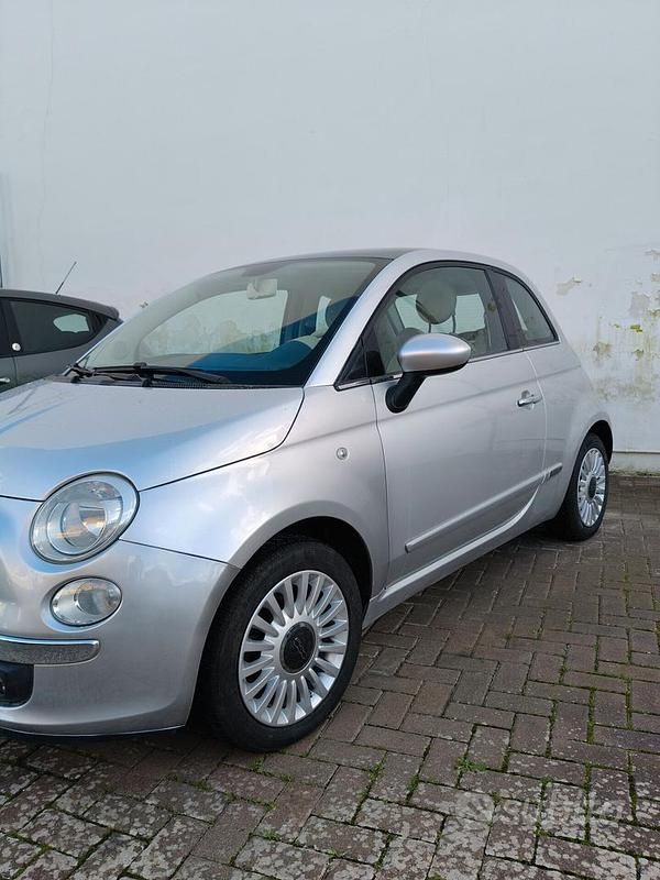 Usata Fiat 500 Lounge 69 CV (50 kW) 2009 Grigio Cabrio