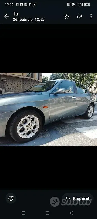 Usata Alfa Romeo 156 165 CV (121 kW) 2002 Berlina