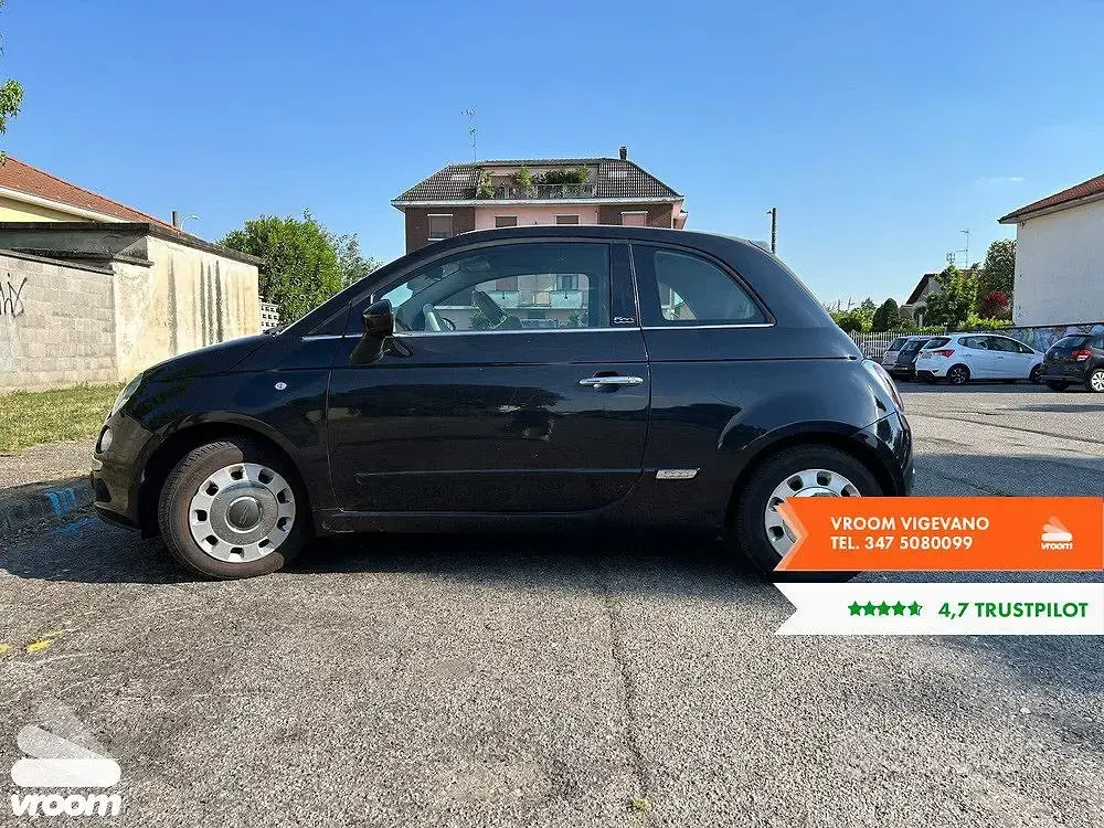 Occasion Fiat 500C Lounge 69 ch (50 kW) 2014 Noir Cabriolet