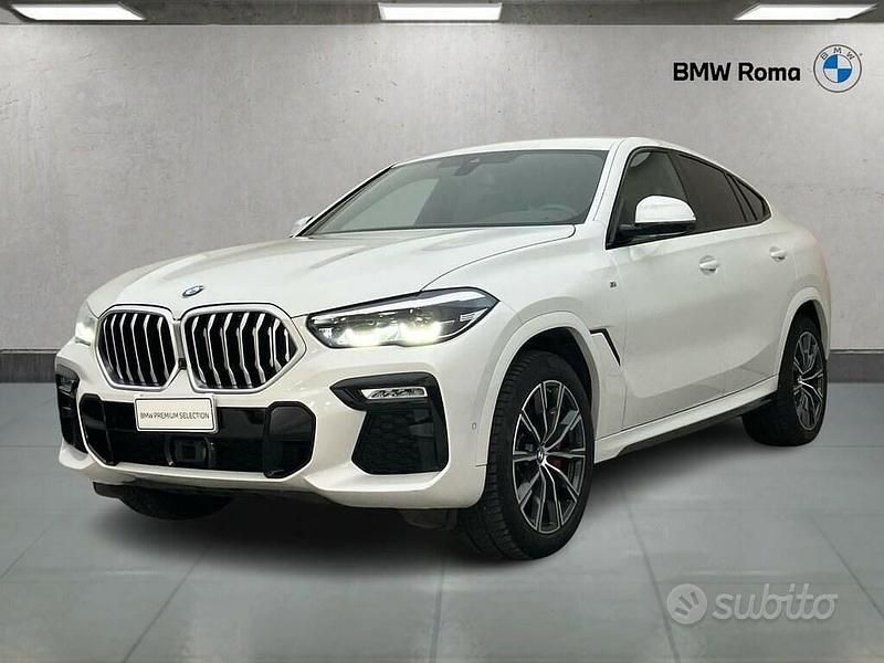 Mineral white metalic Usata 2021 BMW X6 M Sport SUV | 49.860 € (Super prezzo) - Immagine 1/3
