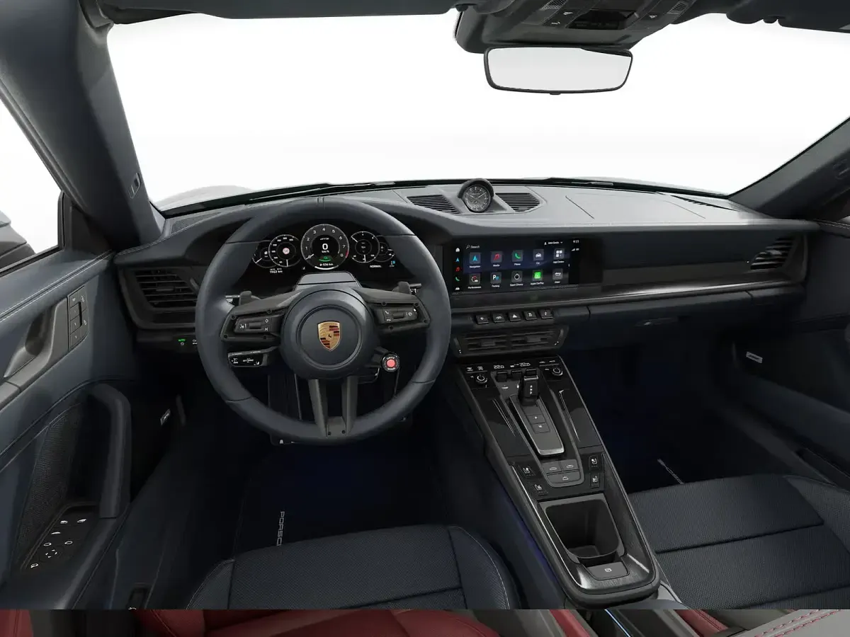 Nuova Porsche 911 Carrera GTS 2026 Grigio vanadio metallizzato/capote blu Cabrio