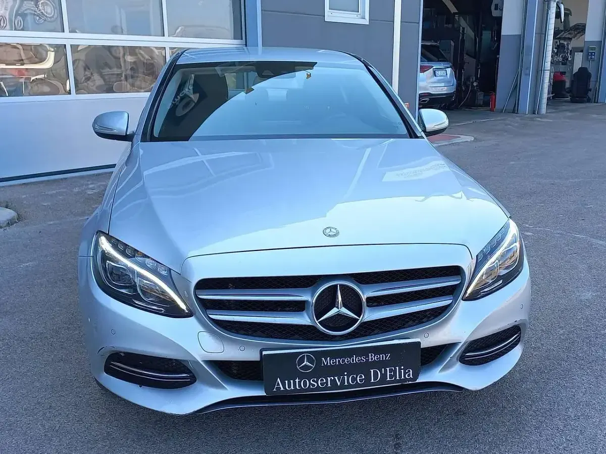 Usata Mercedes C220 170 CV (125 kW) 2014 Argento Berlina