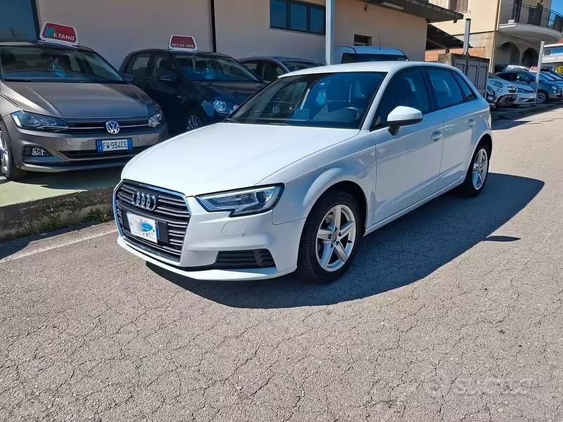 Usata Audi A3 116 CV (85 kW) 2018 Bianco Berlina