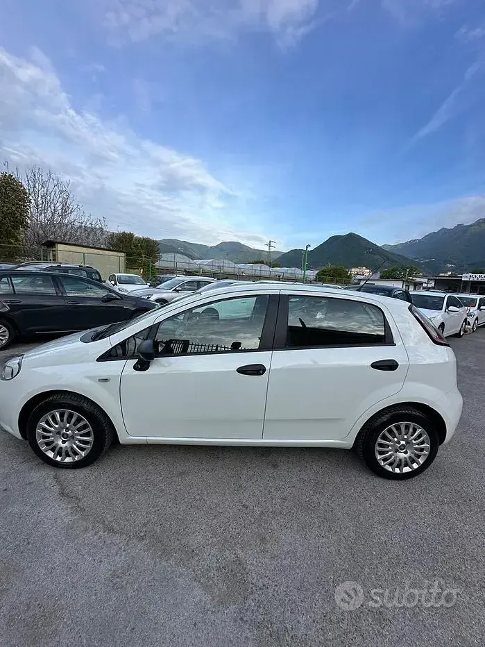 Usata Fiat Punto Easy 75 CV (55 kW) 2013 Bianco Utilitaria