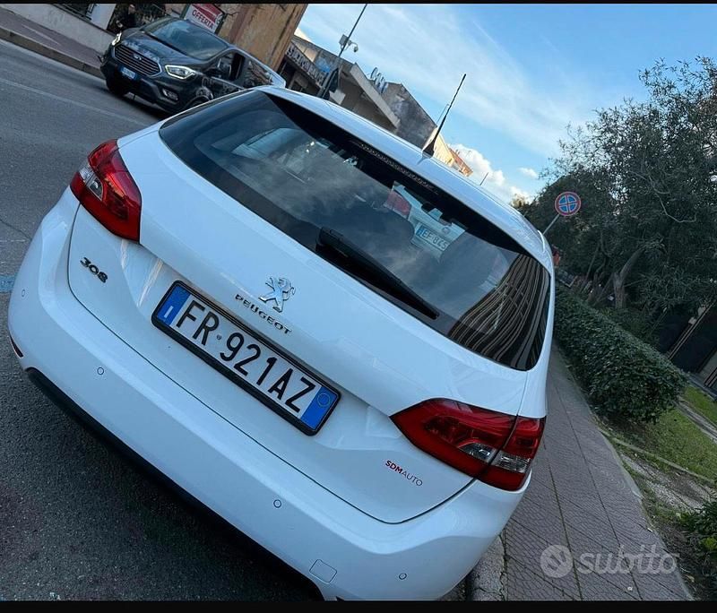 Usata Peugeot 308 2015 Bianco Station wagon