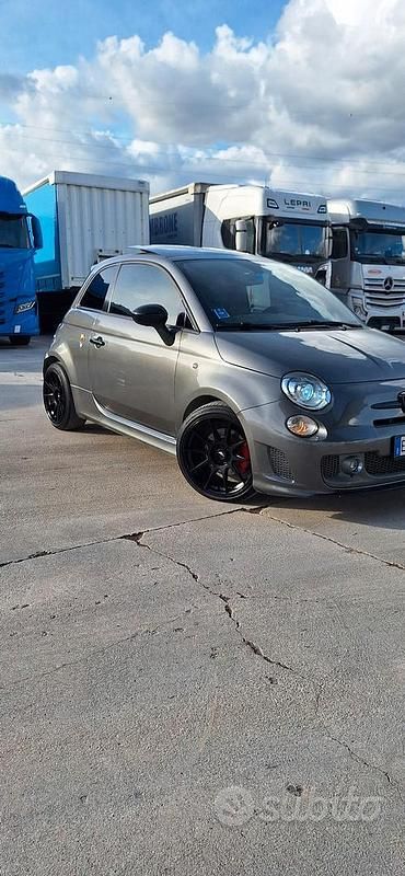 Usata Abarth 500C Turismo 160 CV (117 kW) 2015 Grigio Cabrio