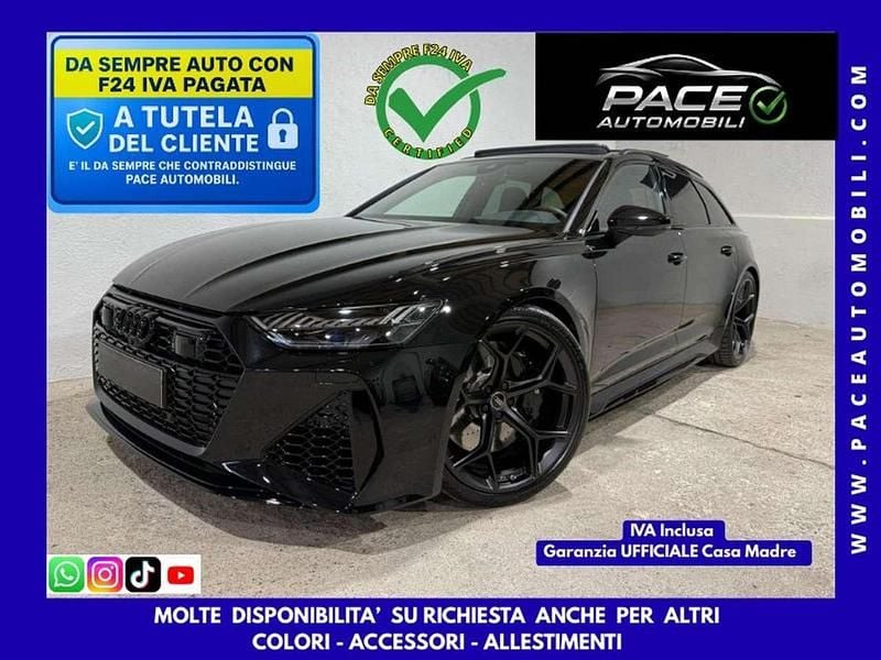 Nero metallizzato Usata 2022 Audi RS6 Performance Station wagon | 126.900 € (Ottimo prezzo) - Immagine 1/4