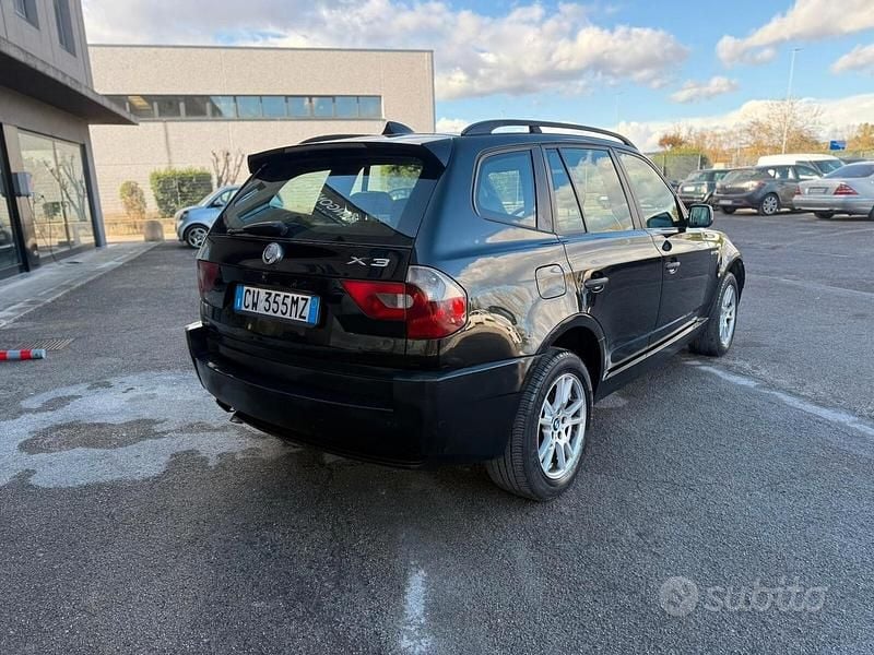 Usata BMW X3 Efficient Dynamics 150 CV (110 kW) 2006 Nero SUV