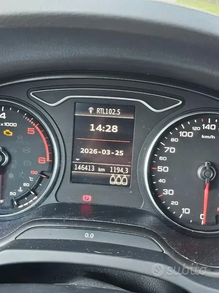 Usata Audi A3 Ambiente 116 CV (85 kW) 2017 Bianco Berlina