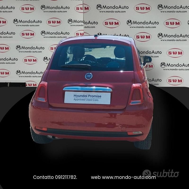 Usata Fiat 500 Lounge 69 CV (50 kW) 2019 Rosso Utilitaria