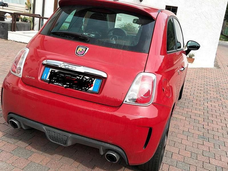 Usata Abarth 595 135 CV (99 kW) 2013 Rosso Utilitaria