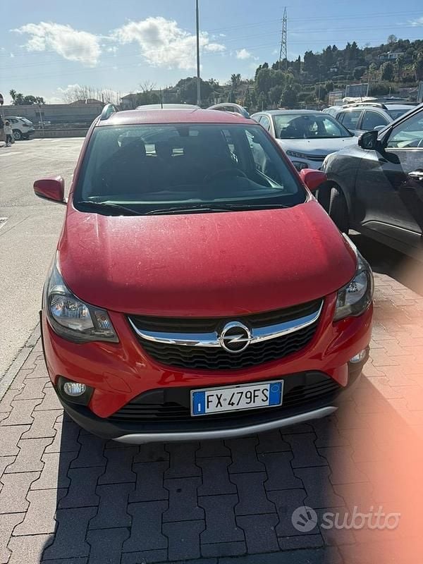 Usata Opel Karl 2019 Rosso Utilitaria