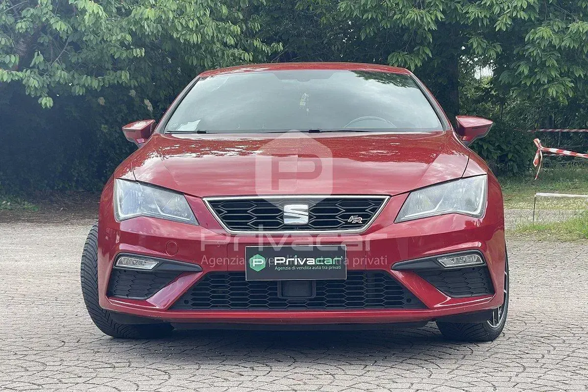 Usata Seat Leon FR 130 CV (95 kW) 2019 Rosso Berlina