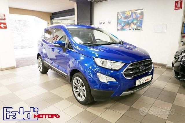 Usata Ford Ecosport Titanium 125 CV (91 kW) 2018 Blu SUV