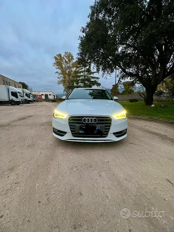 Usata Audi A3 105 CV (77 kW) 2015 Bianco Berlina