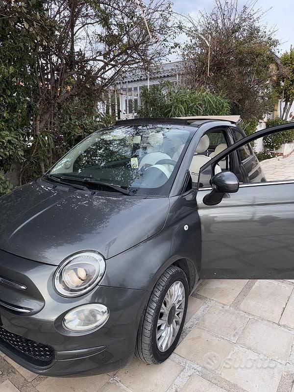Usata Fiat 500 2019 Grigio Cabrio