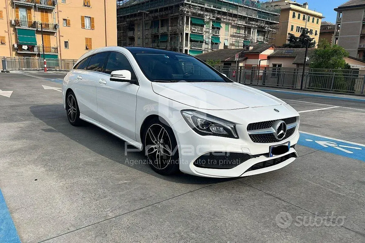 Usata Mercedes CLA200 Premium 136 CV (100 kW) 2018 Bianco Coupé