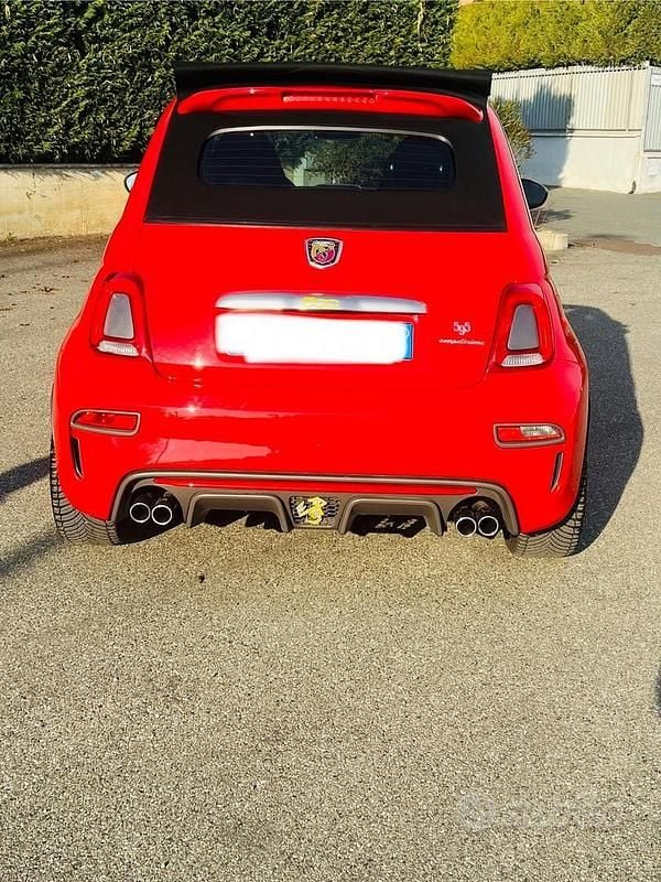 Usata Abarth 595C Competizione 180 CV (132 kW) 2019 Rosso Cabrio