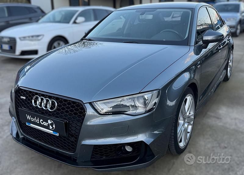 Usata Audi A3 Design 110 CV (80 kW) 2016 Grigio Berlina