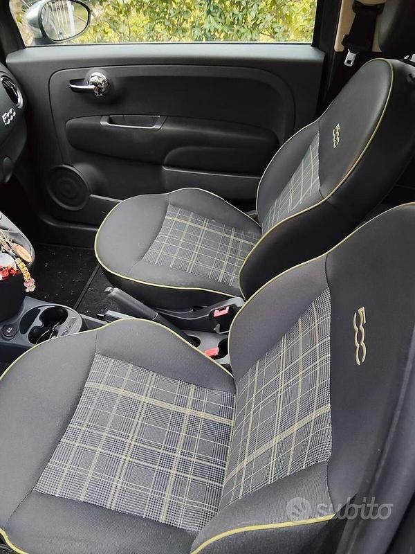 Brugt Fiat 500 Lounge 69 HK (50 kW) 2016 Grå Sedan