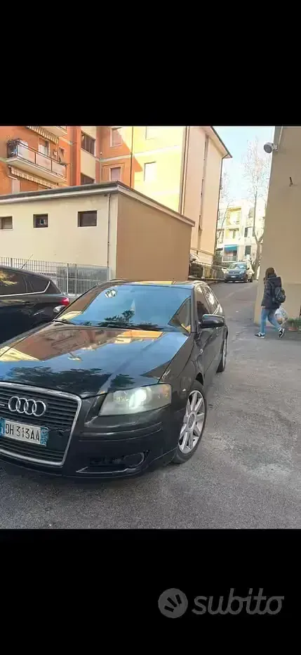 Usata Audi A3 S-Line 170 CV (125 kW) 2007 Nero Utilitaria