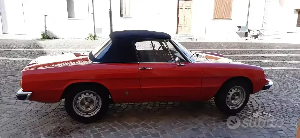 Usata Alfa Romeo Spider 1970 Rosso Cabrio