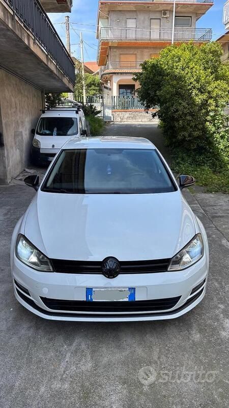Usata VW Golf VII 110 CV (80 kW) 2013 Bianco Berlina